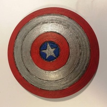 captain america shield props & cosplay marvel movie comics captainamerica shiel 3d print model - Mito3D