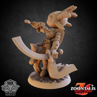 axolotl rogue pre-supported included dice heads Tabletop Characters & Creatures Fantasy Universe d&d dnd presupported axolotlrogue pre-suported 3d print model - Mito3D