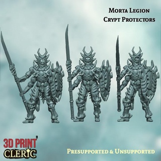 morta legion - crypt protectors 3d print cleric Tabletop Characters & Creatures Fantasy Universe Store skeleton spooky undead warhammer age sigmar ossiarch bonereaper immortis 3d print model - Mito3D