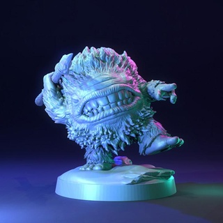 snow spirits - presupported dragon trappers lodge Tabletop Characters & Creatures Fantasy Universe Store ball beast creature dungeons monster winter north d&d polar spirit dnd medium fuzzy tundra scorching 3d print model - Mito3D