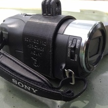 camera mount sony hdr-cx405 handycam gadgets & electronics pro cameramount 3d print model - Mito3D
