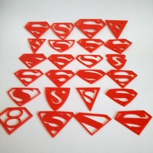 superman logos fan art batman 3d print model - Mito3D