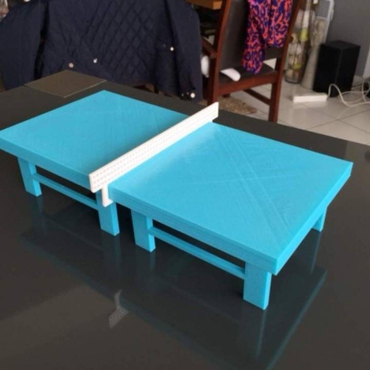 mesa ping pong 30 x15 cm brinquedos games 3D print model - Mito3D