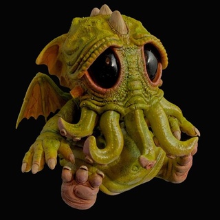 yumurtlamak Cthulhu şirinthulhu Keith Talbot masaüstü karakterler yaratıklar fantezi Evren mağaza bebek Şirin heykelcik canavar oyuncak reçine dokunaç Lovecraft koleksiyon mitos Babycthulhu destekli 3d print model - Mito3D