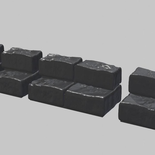 openforge building foundations devon jones Tabletop 3D Printable Terrain Fantasy rpg stone terrain tiles d&d pathfinder 3d print model - Mito3D