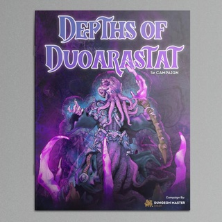 dungeon master stash 5e campaign - jan 2022 depths duoarastat dm-stash Tabletop Characters & Creatures Fantasy Universe PDF dragons dungeons module adventure digital 3d print model - Mito3D