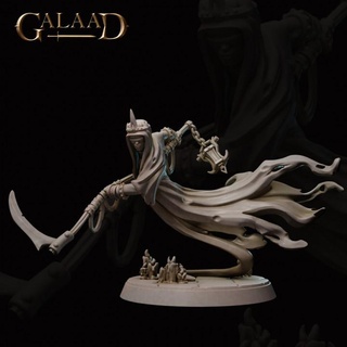 specter - knight december release galaad miniatures dragon fantasy female ghost roleplay enemy tabletop scythe encounter dnd tribes 3d print model - Mito3D