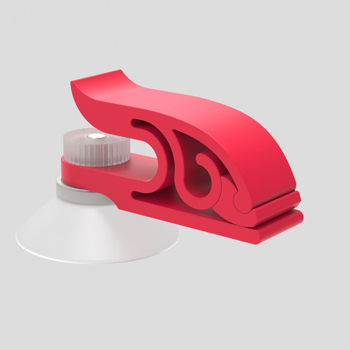 sucção copo grampo franco Cheung casa jardim utensílios domésticos vidro monte Primavera 3D print model - Mito3D