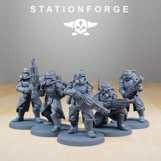 grimguard - tinkers station forge guard war world death ww2 imperial cult scifi makers redmakers redpilgrim korp 3d print model - Mito3D