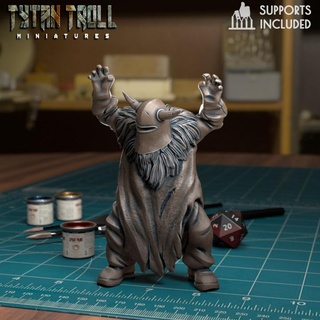 knight ni 05 pre-supported tytantroll miniatures Store fantasy tabletop 28mm dnd knights 32mm 3d print model - Mito3D