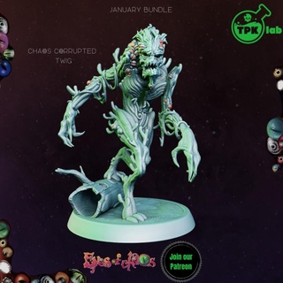 chaos corrupted twig tpk lab Tabletop Characters & Creatures Fantasy Universe Store dark dragons dungeons fantasy forest monster rpg tree evil tabletop vines dnd vine ttrpg blight supported guarana 3d print model - Mito3D