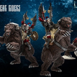 bear riders heroes infinite Store christmas epic fantasy mini model rpg winter miniature russia boardgame base role tabletop wargame dungeon d&d warriors pathfinder slavic frost heroines ragingheroes 3d print model - Mito3D