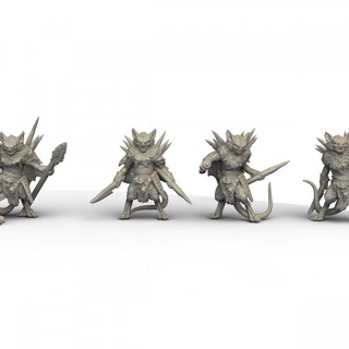 gloomhaven proxy - vermling raider axolote gaming Tabletop Characters & Creatures Fantasy Universe rpg miniature boardgame 3d print model - Mito3D