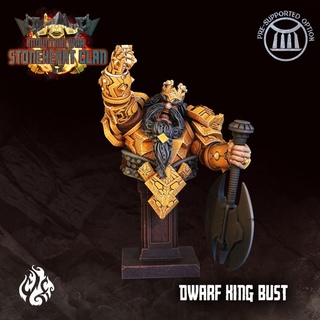 dwarf king bust crippled god foundry  Tabletop Tabletop Characters & Creatures Fantasy Universe Tabletop Tabletop Characters & Creatures Store axe bust fantasy god king rpg beard dwarf patreon dnd dwarves foundry crippled cgf stoneheart  3d print model - Mito3D