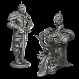 suit armor mimic jamie korte Tabletop Characters & Creatures Fantasy Universe Store mini 3d print model - Mito3D