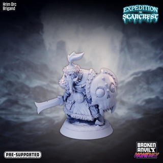 expedition scarcrest - hrim orc brigand broken anvil miniatures Tabletop Characters & Creatures Fantasy Universe Store winter penguin tabletop dnd island tabletopgames mountains walrus kobold ttrpg 3d print model - Mito3D
