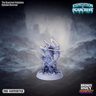 expedition scarcrest - kobolan bowman broken anvil miniatures Tabletop Characters & Creatures Fantasy Universe Store winter penguin tabletop dnd island tabletopgames mountains walrus kobold ttrpg 3d print model - Mito3D