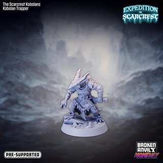 expedition scarcrest - kobolan trapper broken anvil miniatures Tabletop Characters & Creatures Fantasy Universe Store winter penguin tabletop dnd island tabletopgames mountains walrus kobold ttrpg 3d print model - Mito3D