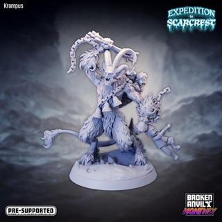 expedition scarcrest - krampus broken anvil miniatures Tabletop Characters & Creatures Fantasy Universe Store winter penguin tabletop dnd island tabletopgames mountains walrus kobold ttrpg 3d print model - Mito3D