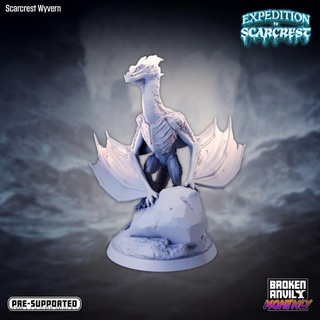 expedition scarcrest - wyvern 3 broken anvil miniatures Tabletop Characters & Creatures Fantasy Universe Store winter penguin tabletop dnd island tabletopgames mountains walrus kobold ttrpg 3d print model - Mito3D