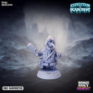 expedition scarcrest - pengu blood letter broken anvil miniatures Tabletop Characters & Creatures Fantasy Universe Store winter penguin tabletop dnd island tabletopgames mountains walrus kobold ttrpg 3d print model - Mito3D