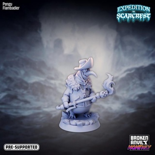 expedition scarcrest - pengu flambadier broken anvil miniatures Tabletop Characters & Creatures Fantasy Universe Store winter penguin tabletop dnd island tabletopgames mountains walrus kobold ttrpg 3d print model - Mito3D