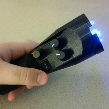 3d printed led flashlight gadgets & electronics 3d print model - Mito3D