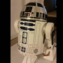 r2d2 versão eletrônica fan art droid robô starwars robôs 3d print model - Mito3D