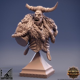 nivali thundercut - bust daybreak miniatures Store Fan Art Busts display dragons dungeons scale collector 3d print model - Mito3D