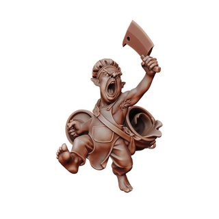 goblin cook manuel boria Tabletop Characters & Creatures Fantasy Universe Store dragons dungeons fantasy warhammer miniature dnd 3d print model - Mito3D