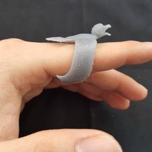 Adler ring Schmuck eagle 3d print model - Mito3D