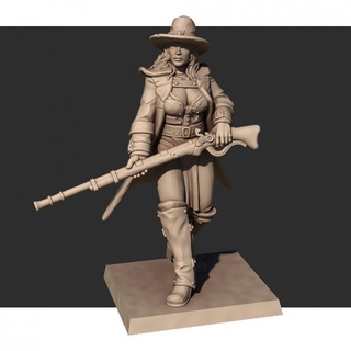 witch hunter female old world miniatures Tabletop Characters & Creatures Fantasy Universe Store dungeons fantasy warhammer mordheim ageofsigmar witchhunter cursedcity 3d print model - Mito3D