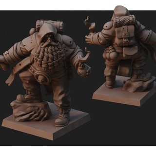 witch hunter dwarf old world miniatures Tabletop Characters & Creatures Fantasy Universe Store warhammer bomber mordheim ageofsigmar witchhunter 3d print model - Mito3D