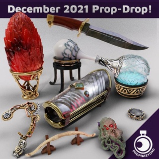 december 2021 prop-drop props&beyond accessory ancient card dragon dragons dungeons egg epic fantasy future futuristic gaming gift item jewellery master medieval prop roleplay rpg sci-fi science set toy warhammer tech magic stamp cosplay knife props blade jewelry supportless dagger fiction bow earring tabletop cyberpunk puzzles real beyond size d&d wax dnd bundle bracer techno dm 5e stat representation gm gamemaster wondrous in-game 3d print model - Mito3D
