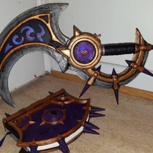 lame noire l'empire accessoires cosplay warcraft wow blackempire 3d print model - Mito3D