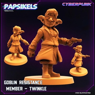 goblin resistance member twinkle papsikels miniatures Tabletop Characters & Creatures Sci-Fi Universe Store fantasy cyberpunk 3d print model - Mito3D