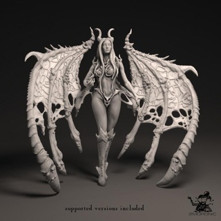 succubus 1 inch 25 mm base 125 32 height 2 50 75mm 3 miniature 2moronic miniatures Tabletop Characters & Creatures Fantasy Universe Store demon board dragons dungeons fantasy game mini rpg tabletop d&d pathfinder 32mm 5e succubi demoness pre-supported 3d print model - Mito3D