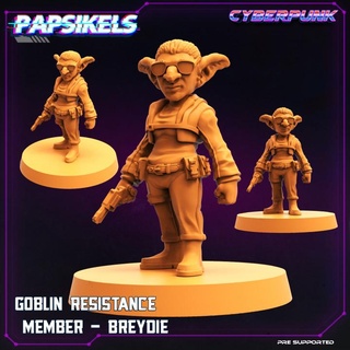 goblin resistance member breydie papsikels miniatures Tabletop Characters & Creatures Fantasy Universe Store 3d print model - Mito3D