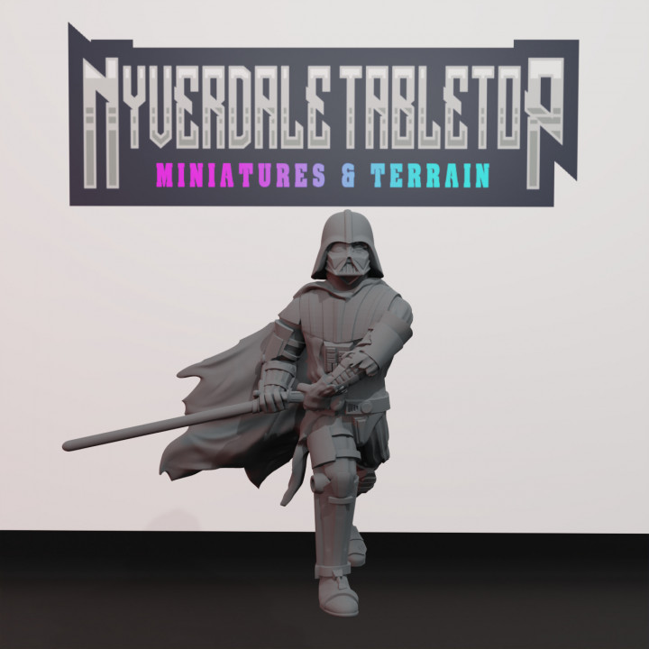 Impero apprendista nyverdale tavolo eroe imperatore sciabola comandante legione sw pre supported swl 3D print model - Mito3D