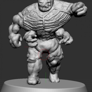 boxing champion ogre luke Tabletop Characters & Creatures Fantasy Universe free stl support troll resin patreon fighting luketswrath 3d print model - Mito3D