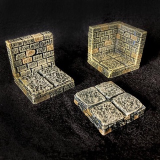 d-forge dungeon tyles base set frank turfler Tabletop 3D Printable Terrain Fantasy rpg terrain ttrpg 3d print model - Mito3D