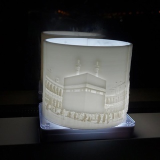 Facile islamique lithophane lampe arabic3dprint Accueil maison jardin éclairage 3d print model - Mito3D