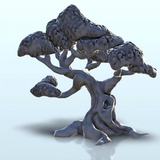 big tree 1 - farm medieval scenery terrain wargame hartolia miniatures Tabletop 3D Printable Terrain Store 3d print printable accessories architecture building fantasy game games house play printing warhammer figures role dungeon 3d print model - Mito3D
