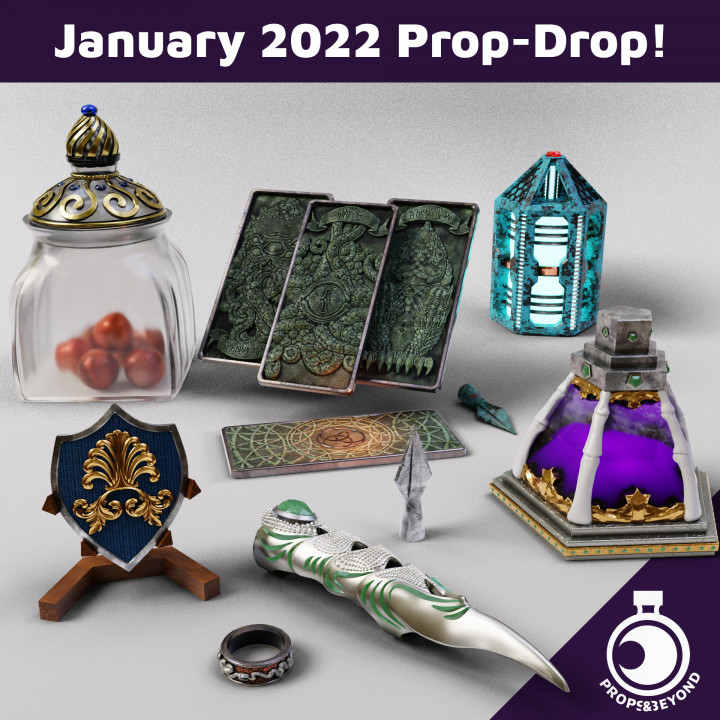 january 2022 prop-drop props&beyond Props & Cosplay Tabletop Characters Creatures Fantasy Universe accessory ancient card dragons dungeons epic fantasy future futuristic gaming gift item master medieval prop roleplay rpg sci-fi science toy warhammer tech magic cosplay props supportless fiction tabletop cyberpunk puzzles real beyond size d&d dnd techno dm 5e stat representation gm gamemaster wondrous in-game 3D print model - Mito3D