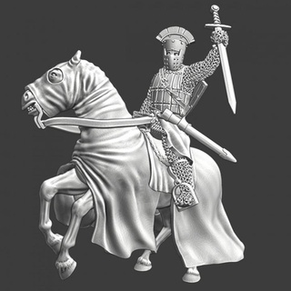 mounted richard lionheart - inspiring troops northern crusades miniatures Tabletop Characters & Creatures Historical Universe Store figurine historical king knight medieval model wargaming commander miniature english tabletop cavalry 28mm crusader 3d print model - Mito3D