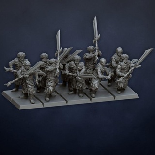 cossacks unit dragon's lake miniaturas Tabletop Characters & Creatures Fantasy Universe Store rpg wargames warhammer wargame rol 9thage ageofsigmar aos theninthage oldworld kislev 3d print model - Mito3D