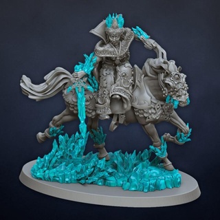 irina ice queen horse dragon's lake miniaturas Tabletop Characters & Creatures Fantasy Universe Store rpg wargames warhammer wargame rol 9thage warhammerfantasy ageofsigmar aos theninthage oldworld kislev 3d print model - Mito3D