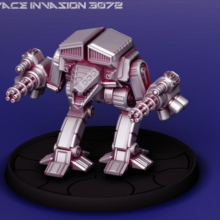 lic - shrike lelanian industrial complex Tabletop Characters & Creatures Sci-Fi Universe Vehicles Machines game games robot table wargames wargaming boardgames mech boardgame tabletop wargame 6mm mechs 3d print model - Mito3D