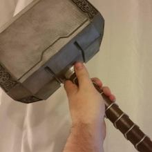 life size thor's hammer mjolnir props & cosplay marvel movie thor 3d print model - Mito3D
