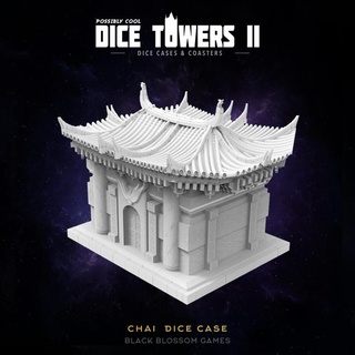 dc08 chai dice case box possibly cool tower 2 black blossom games Tabletop accessories china decoration japan rpg terrain asia dungeon d&d dnd scatter 3d print model - Mito3D